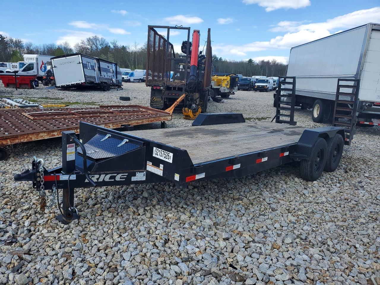 2025 Rice FMEHR8220 Equipment Trailer