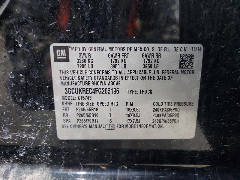 2015 Chevrolet Silverado K1500 LT