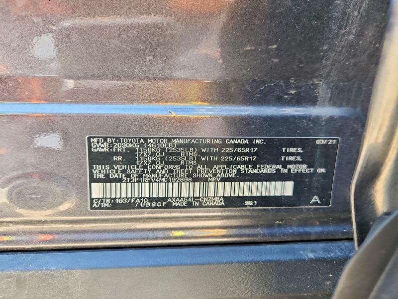 2021 Toyota Rav4 xle