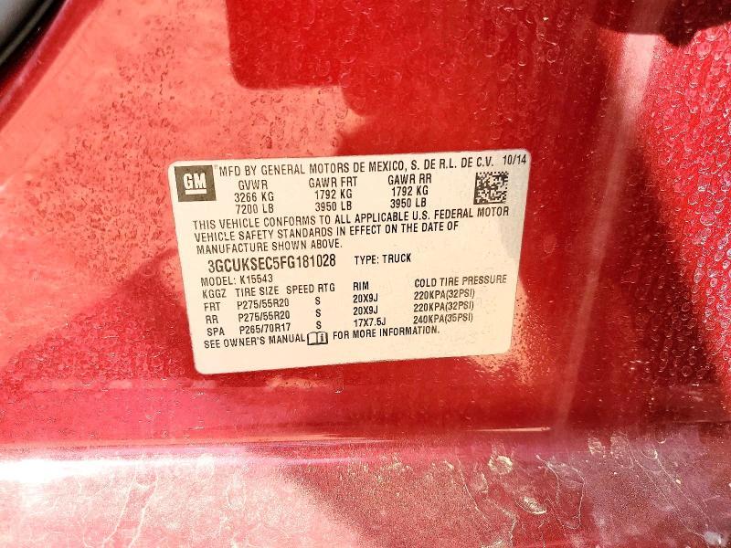 2015 Chevrolet Silverado K1500 LTZ