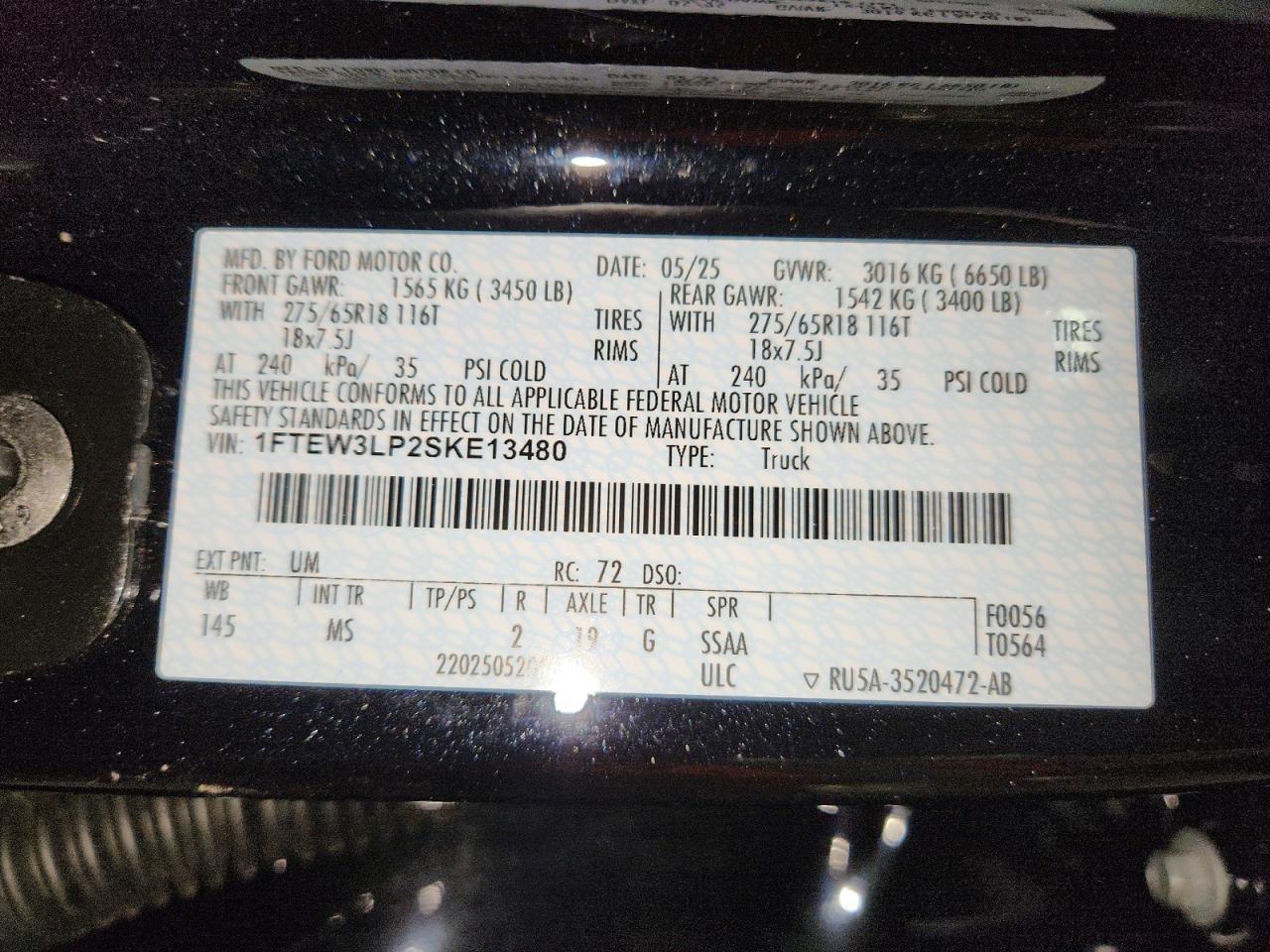 2025 Ford F150 XLT
