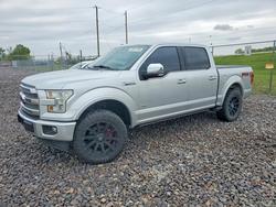 Ford salvage cars for sale: 2015 Ford F150 Supercrew