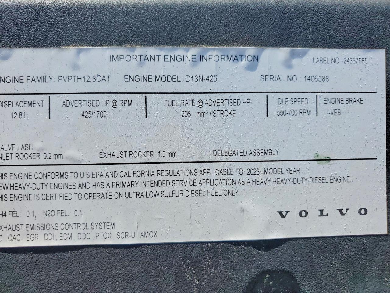 2024 Volvo VN VNL