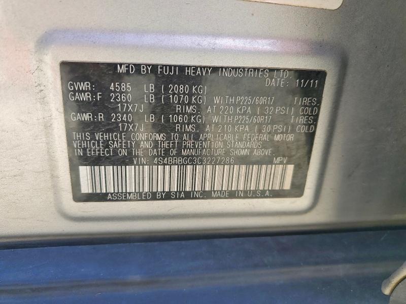 2012 Subaru Outback 2.5i Premium