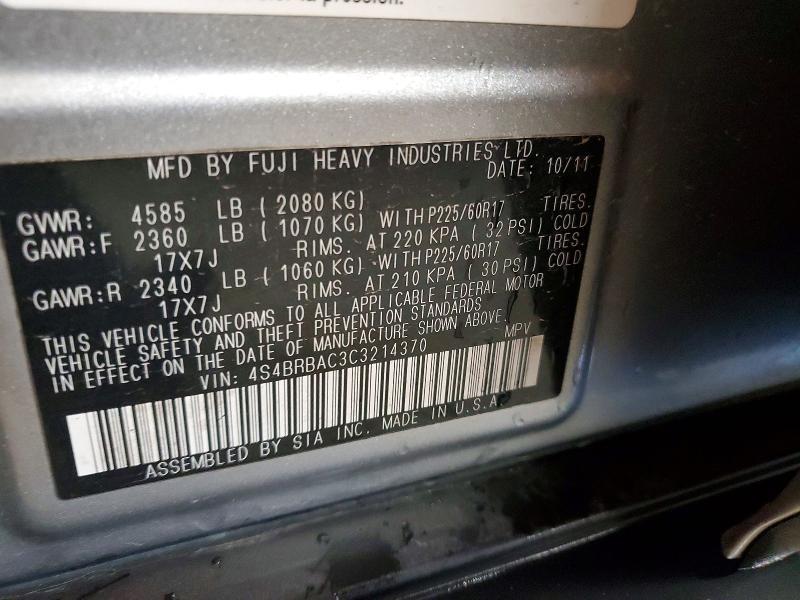 2012 Subaru Outback 2.5i