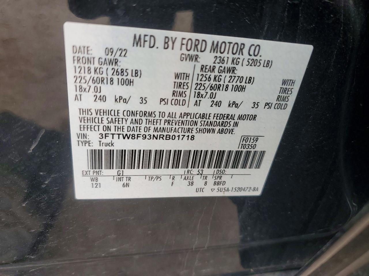 2022 Ford Maverick XL