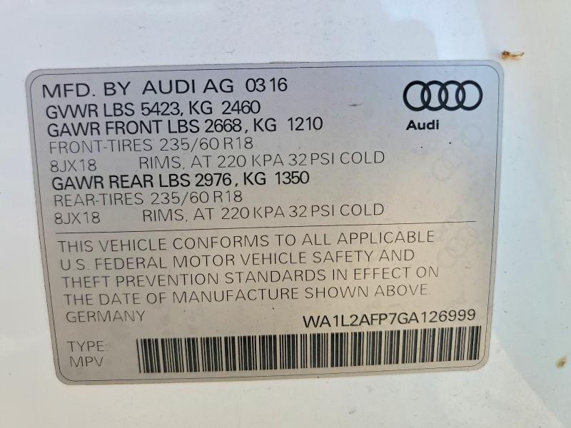 2016 Audi Q5 Premium Plus