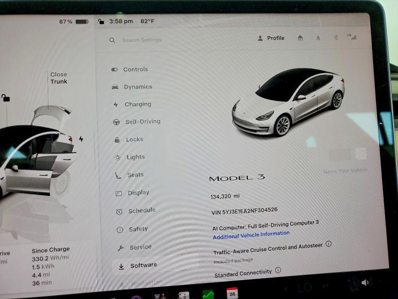 2022 Tesla Model 3