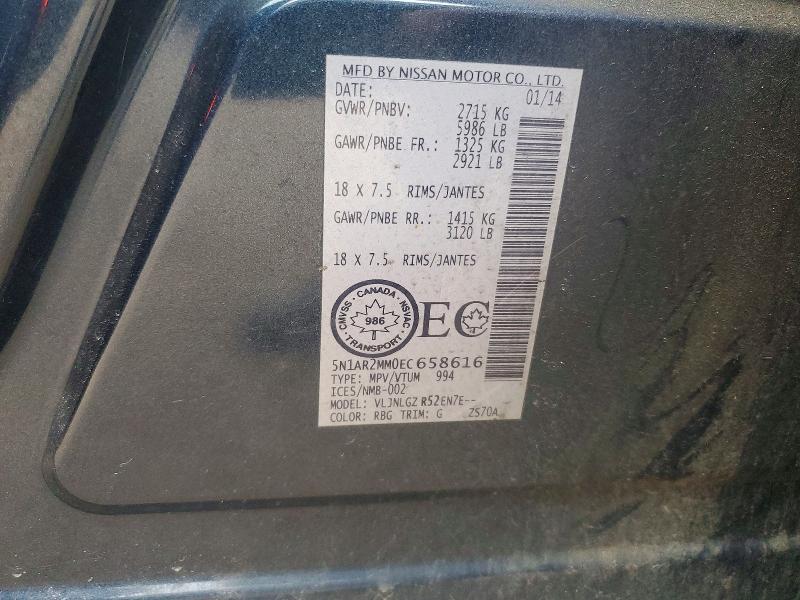 2014 Nissan Pathfinder s