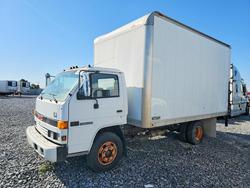 Salvage trucks for sale at Fresno, CA auction: 1994 Whitegmc 1994 GMC W4 BOX Truck