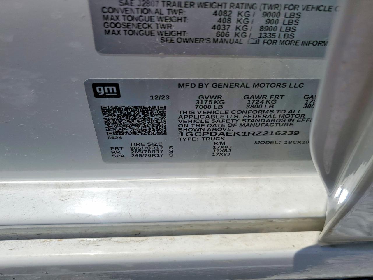 2024 Chevrolet Silverado K1500