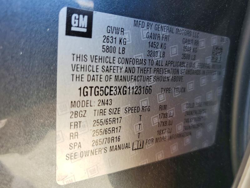 2016 GMC Canyon SLE