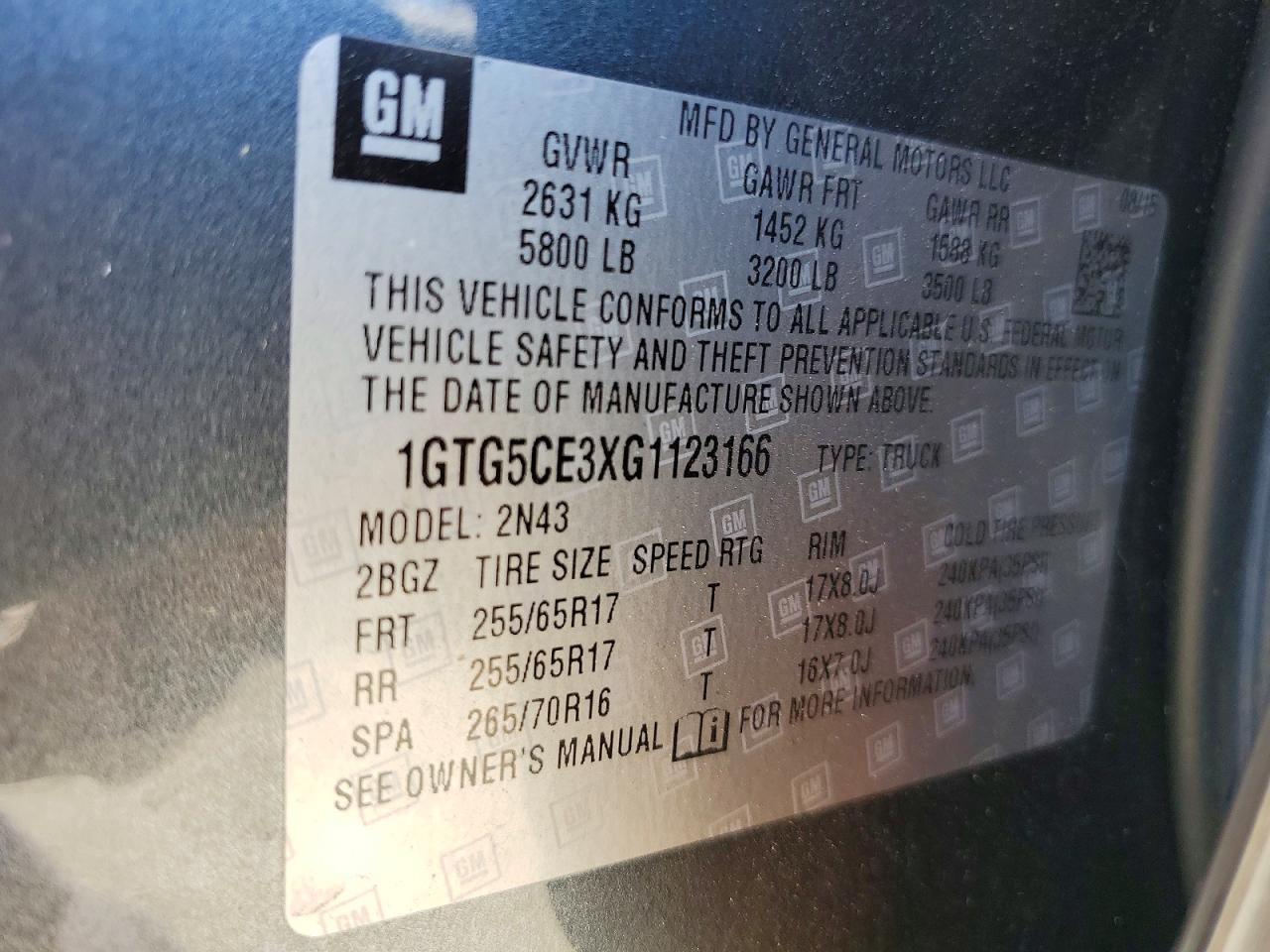 2016 GMC Canyon SLE