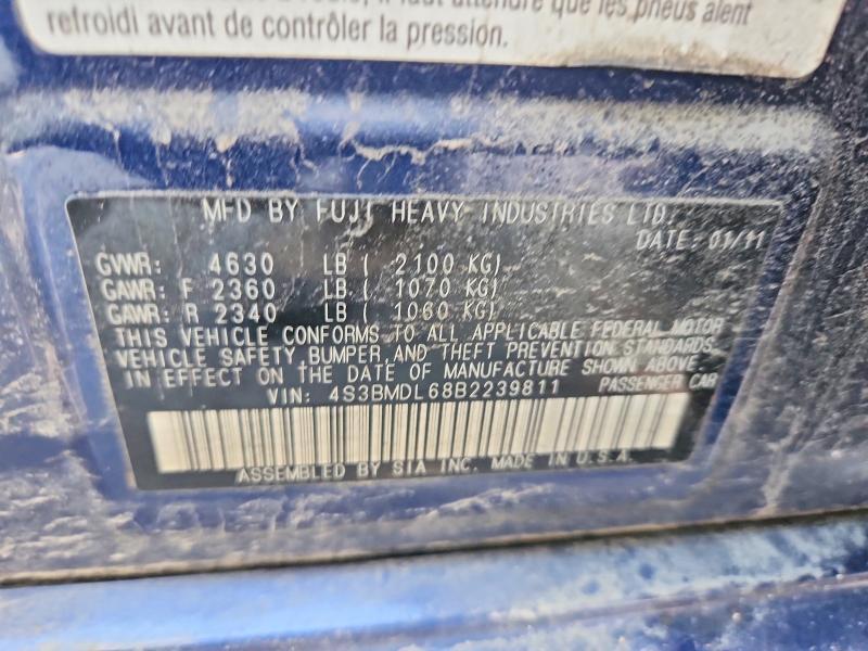 2011 Subaru Legacy 3.6r Limited