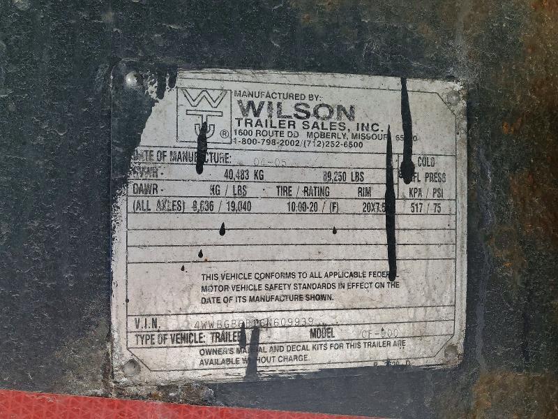 2006 Wilson Flatbed Trailer-Flatbed Trailer