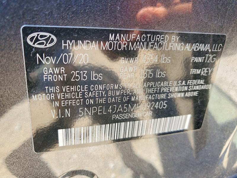2021 Hyundai Sonata sel