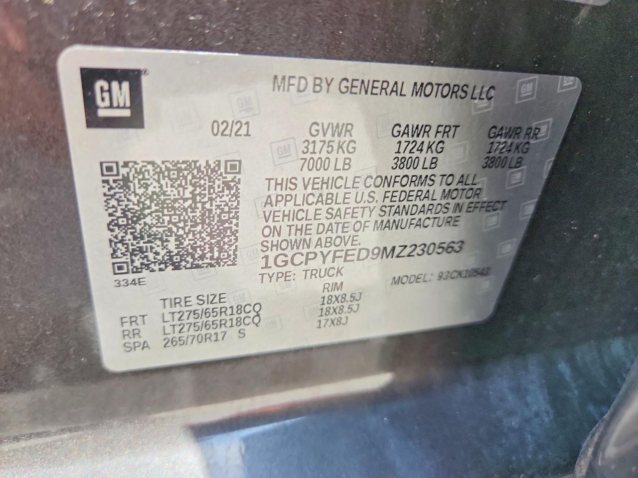 2021 Chevrolet Silverado K1500 LT Trail Boss