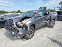 Salvage trucks for sale at Riverview, FL auction: 2021 Toyota Tacoma TRD OFF-Road