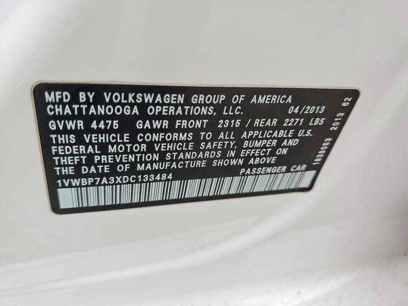 2013 Volkswagen Passat se