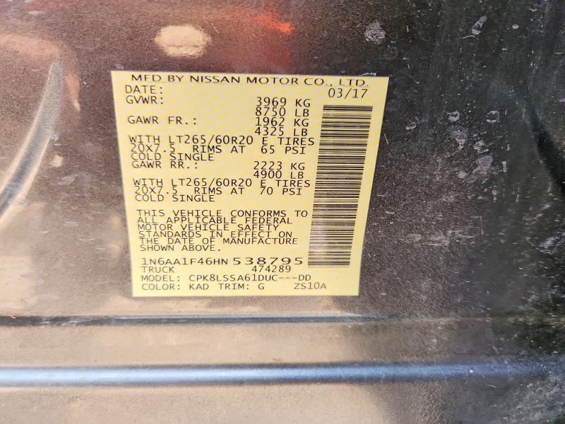 2017 Nissan Titan XD SV