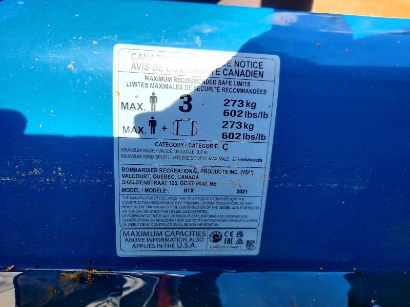 2021 Sea Doo Seadoo GTX 170