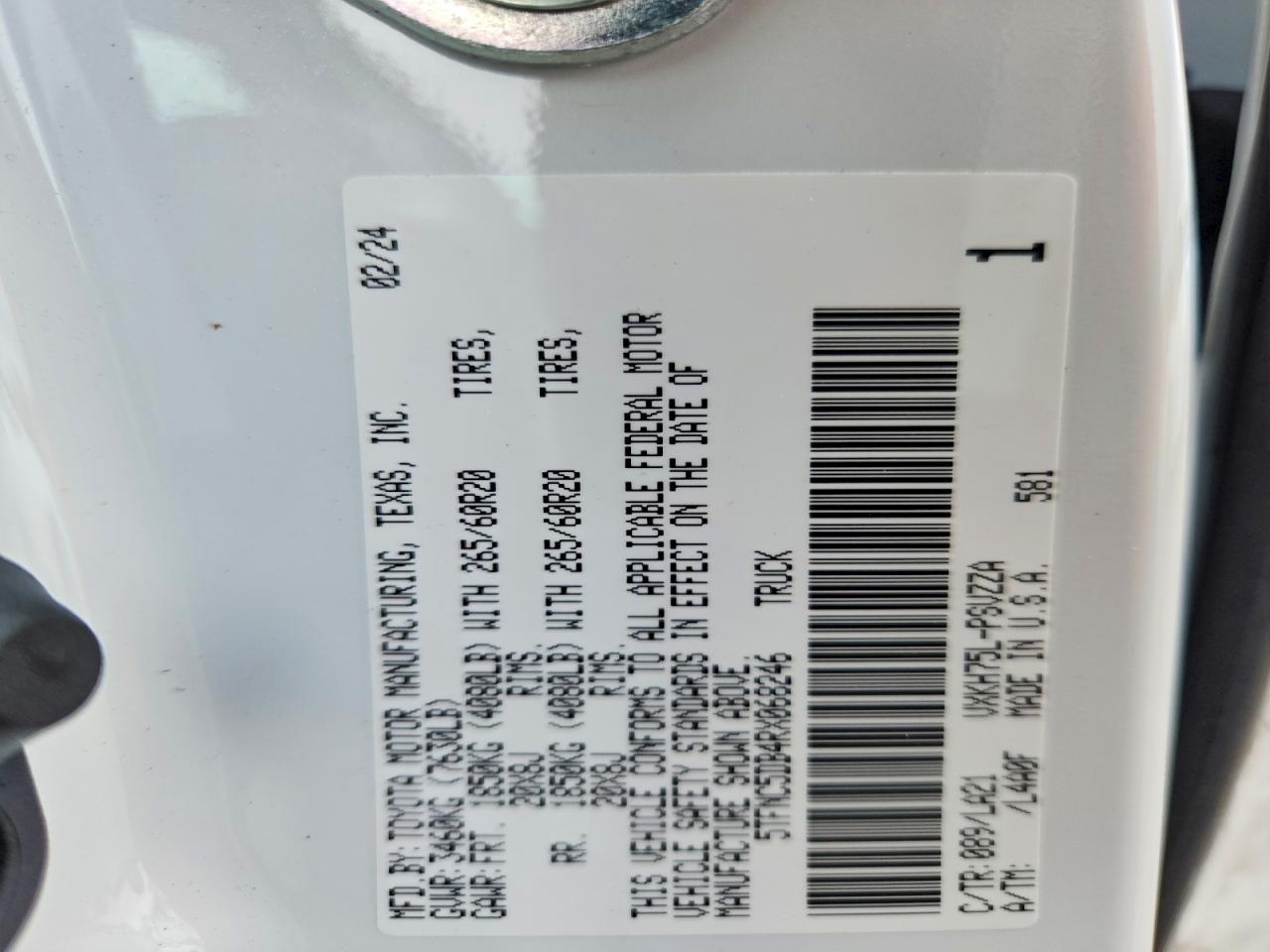 2024 Toyota Tundra Platinum HV