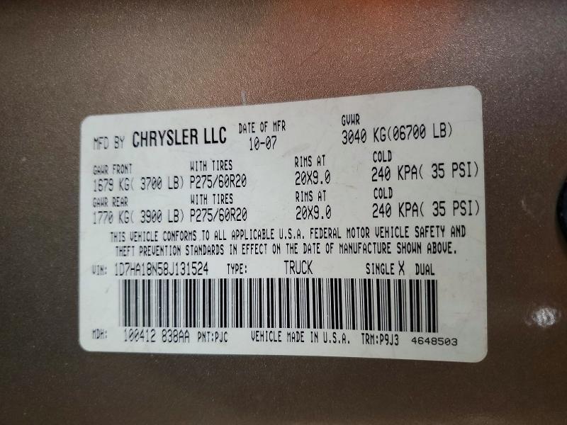 2008 Dodge RAM 1500 ST