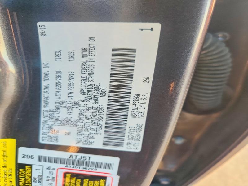 2016 Toyota Tundra Crewmax SR5