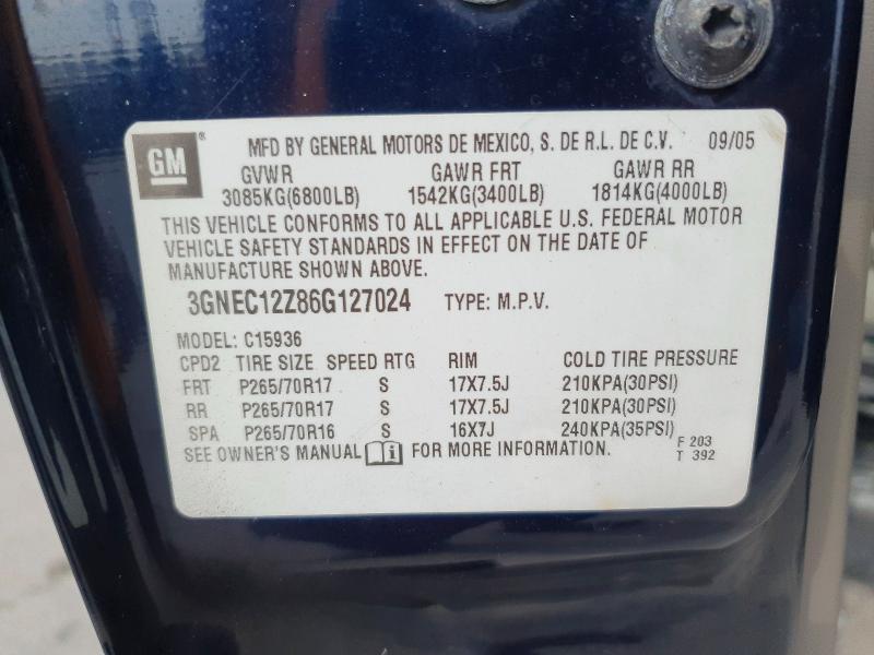 2006 Chevrolet Avalanche C1500