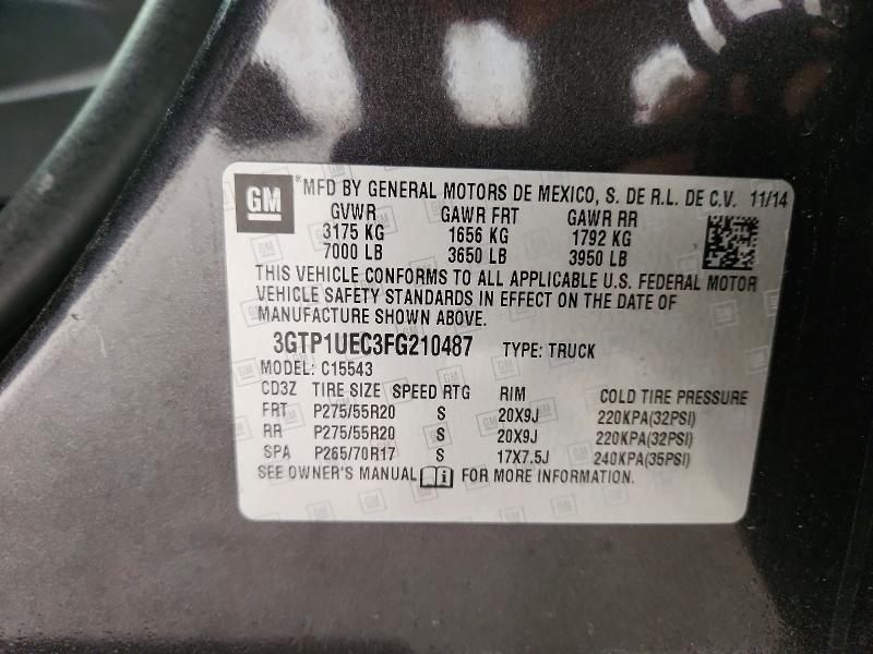 2015 GMC Sierra C1500 SLE