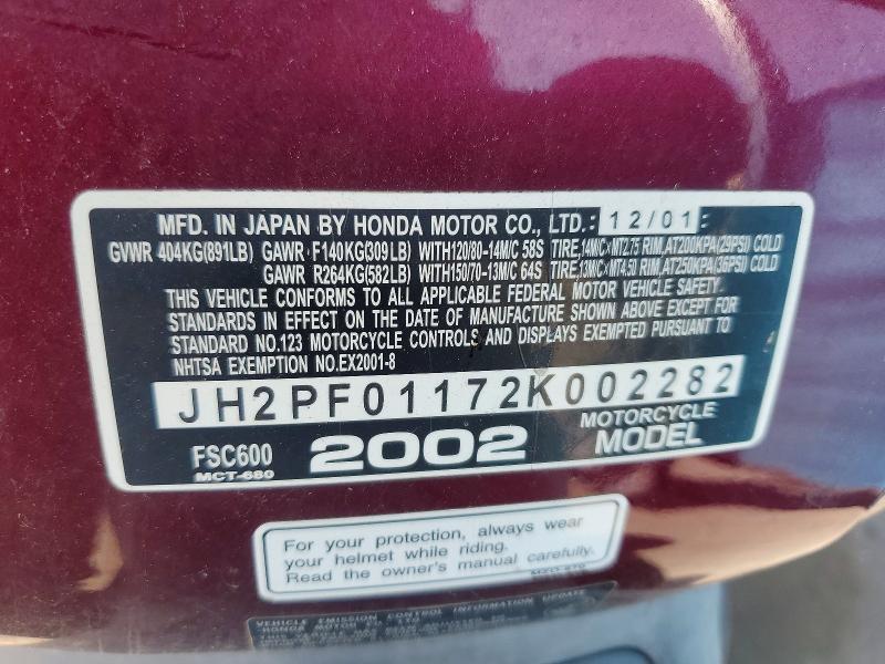 2002 Honda FSC600