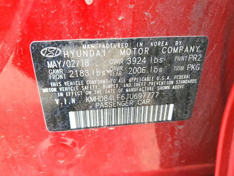 2018 Hyundai Elantra sel