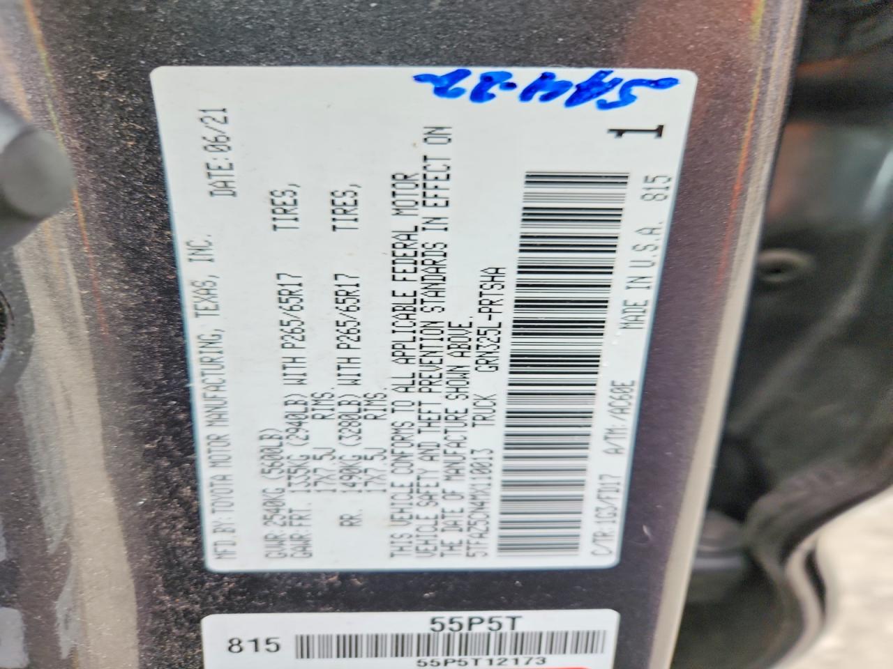 2021 Toyota Tacoma TRD Sport