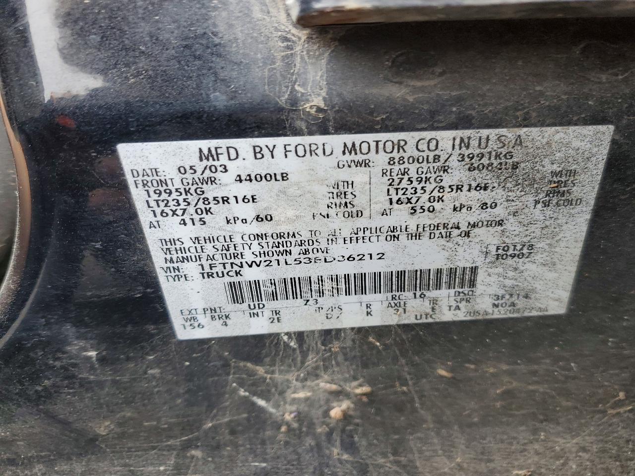 2003 Ford F250 Super Duty