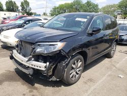 Honda Pilot exl salvage cars for sale: 2021 Honda Pilot EXL