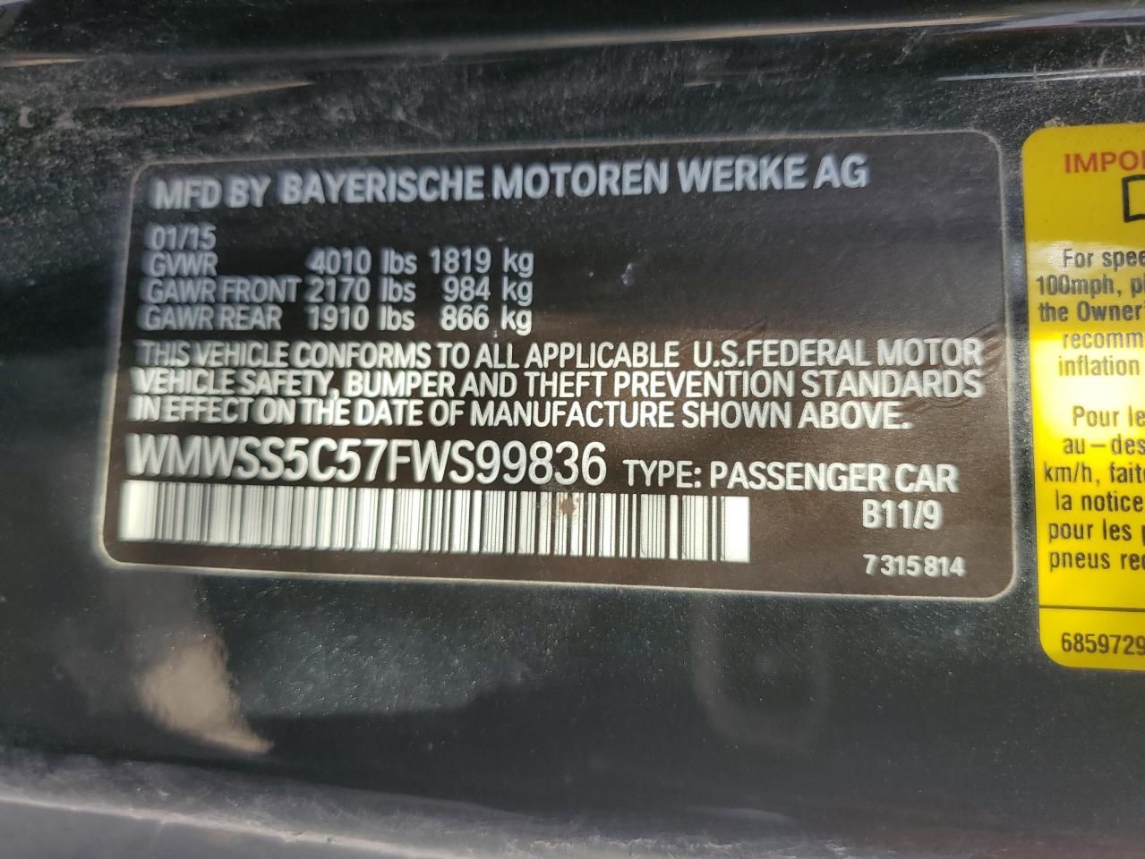 2015 Mini Cooper s Paceman