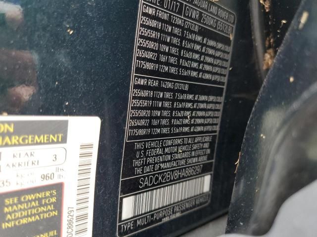 2017 Jaguar F-pace Prestige