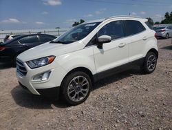 Ford salvage cars for sale: 2021 Ford Ecosport Titanium