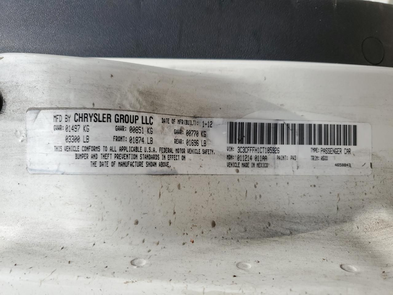 2012 Fiat 500 Abarth