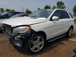 Mercedes-Benz salvage cars for sale: 2014 Mercedes-Benz ML 550 4matic