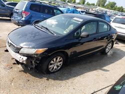 2012 Honda Civic LX en venta en Bridgeton, MO