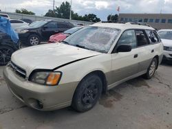 Salvage cars for sale from Copart Littleton, CO: 2002 Subaru Legacy Outback