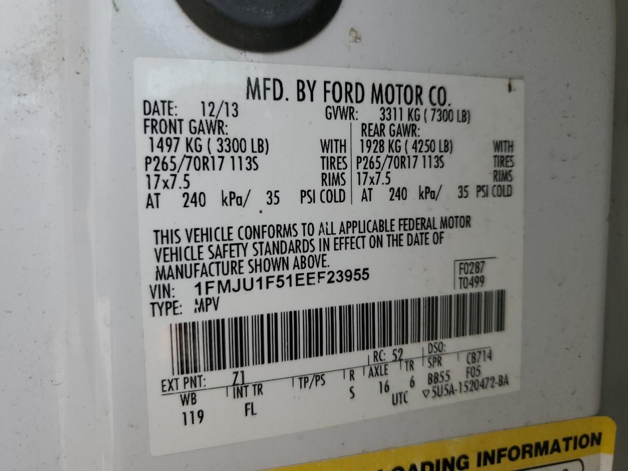 2014 Ford Expedition xl