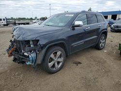 Salvage cars for sale from Copart Woodhaven, MI: 2015 Jeep Grand Cherokee Limited