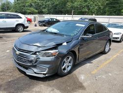 Chevrolet Malibu salvage cars for sale: 2017 Chevrolet Malibu LS