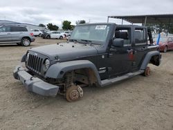 Jeep Wrangler salvage cars for sale: 2014 Jeep Wrangler Unlimited Sport