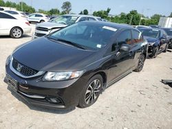 Honda salvage cars for sale: 2013 Honda Civic EXL