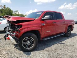 Vehiculos salvage en venta de Copart Riverview, FL: 2016 Toyota Tundra Crewmax SR5