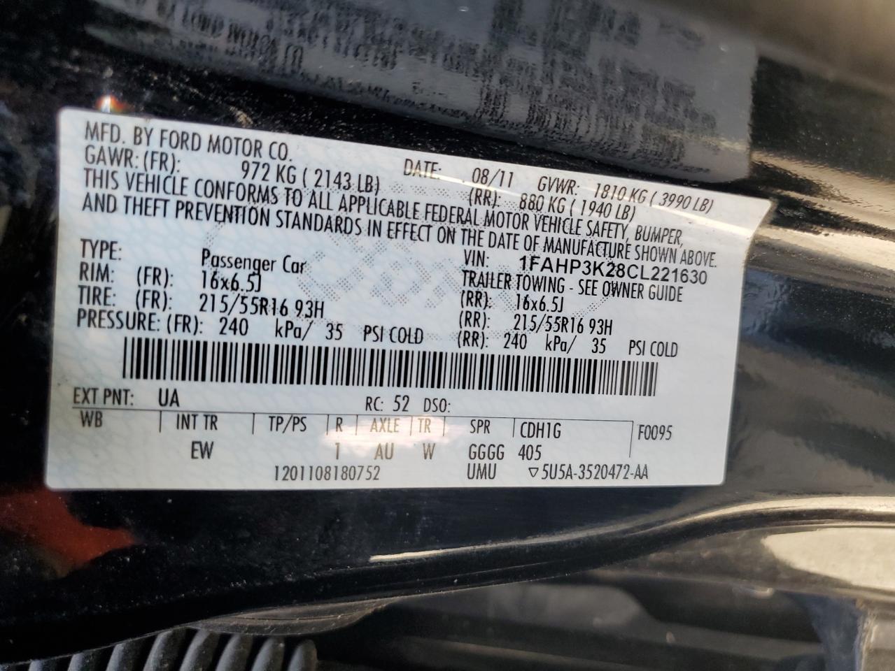 2012 Ford Focus se