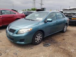 Salvage cars for sale from Copart Dyer, IN: 2009 Toyota Corolla Base